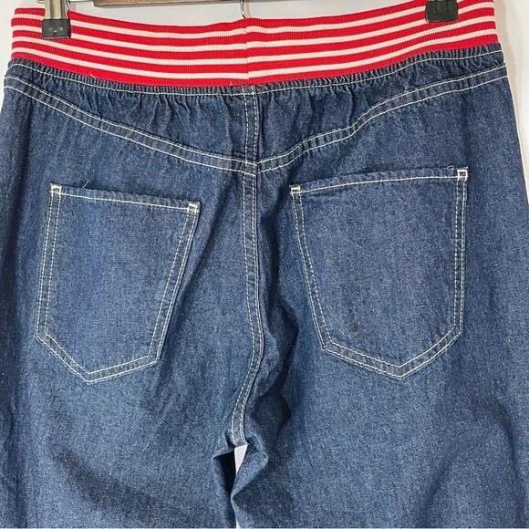 Pepe Jeans London Drawtring Straight Leg Crop Jean - Picture 11 of 12